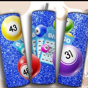 Bingo tumbler 20 oz skinny